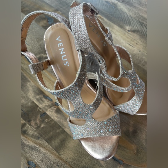 Sparkle wedge shoes size 8 - Picture 6 of 6